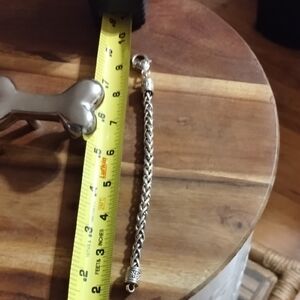 Silver Braided Bracelet